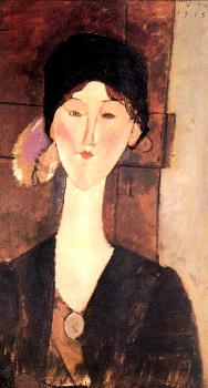 Amedeo Modigliani : Portrait of Beatrice Hastings II